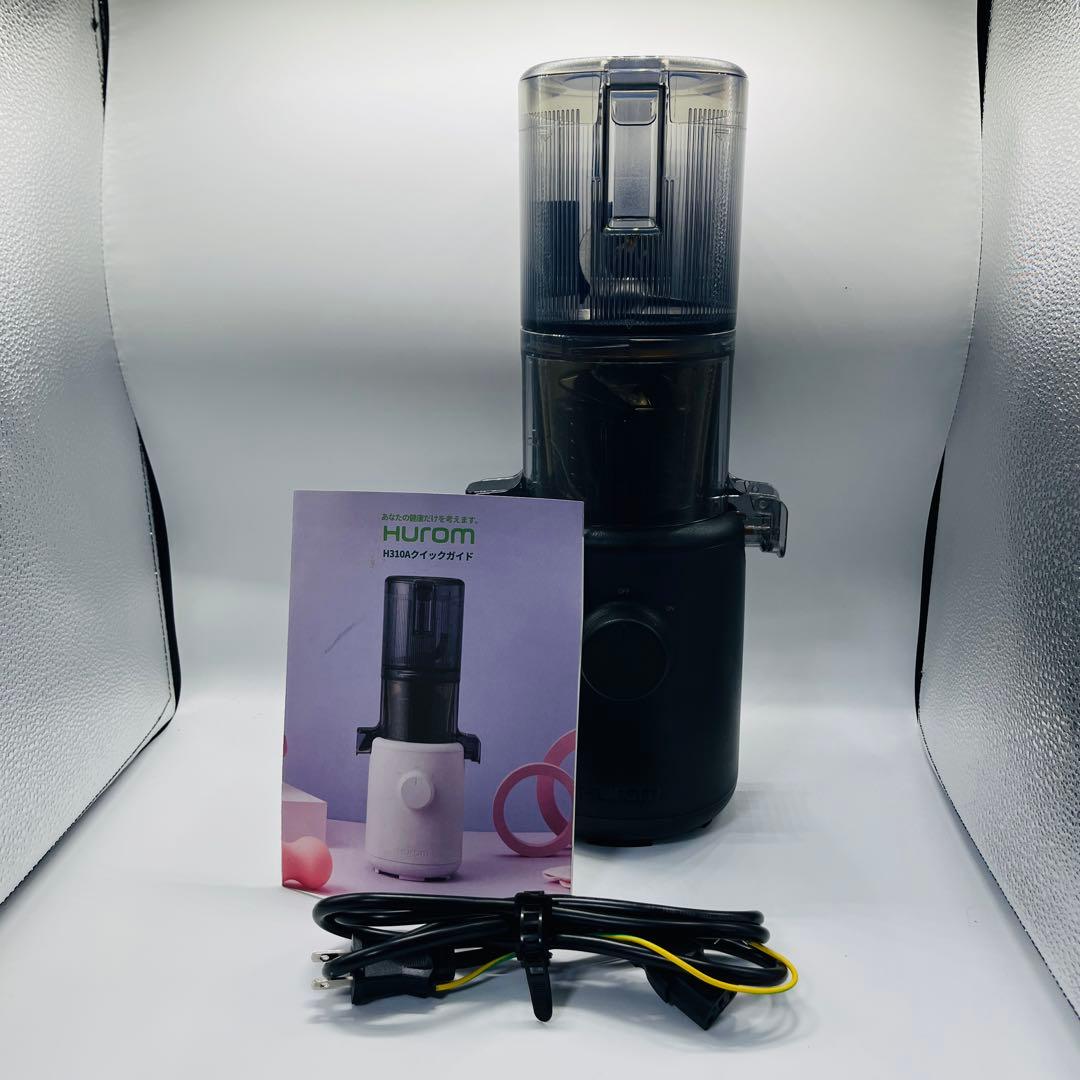 極美品　2回使用のみ　H310A ヒューロム　ジューサー　ブラック ヒューロム コールドプレスジューサー H310A シリーズ– HUROM ONLINE
