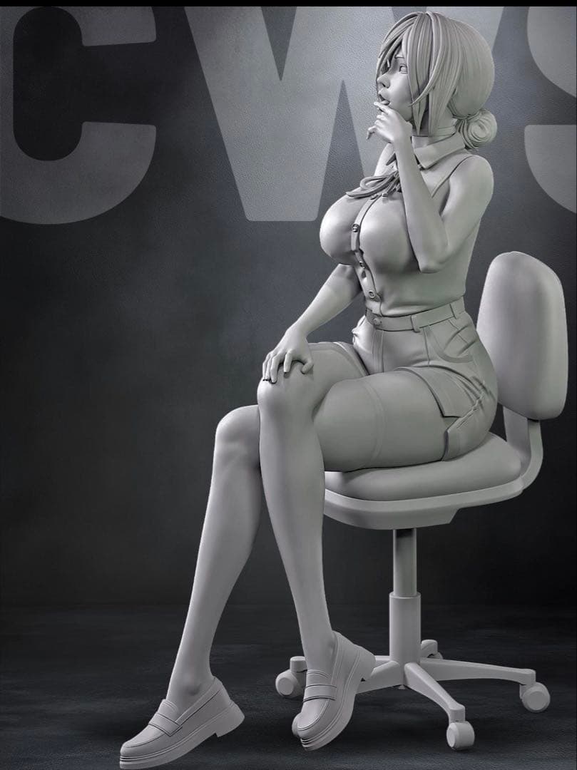 レゼ　ガレージキット　ガレキ　未塗装未組立　1／7スケール　美女