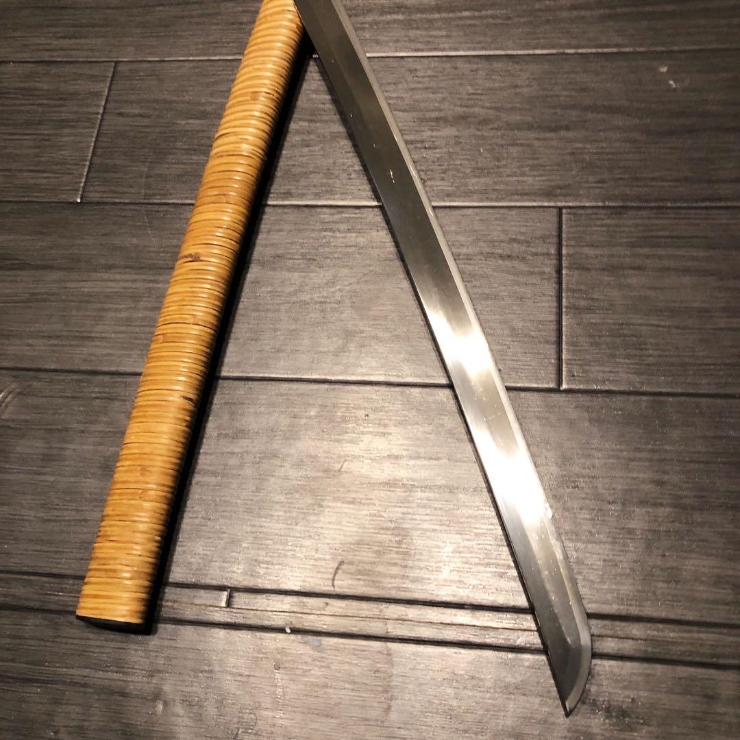 最高級模造刀 高級居合刀 藤巻き仕様 亜合金刀身 名刀 居合刀