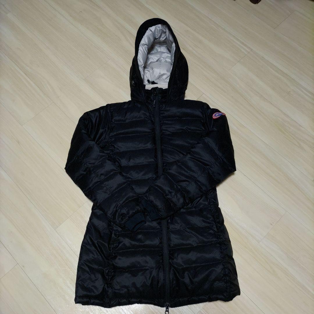 カナダグース ブラックダウンジャケット XS Chelsea Parka Black Label 3804WB