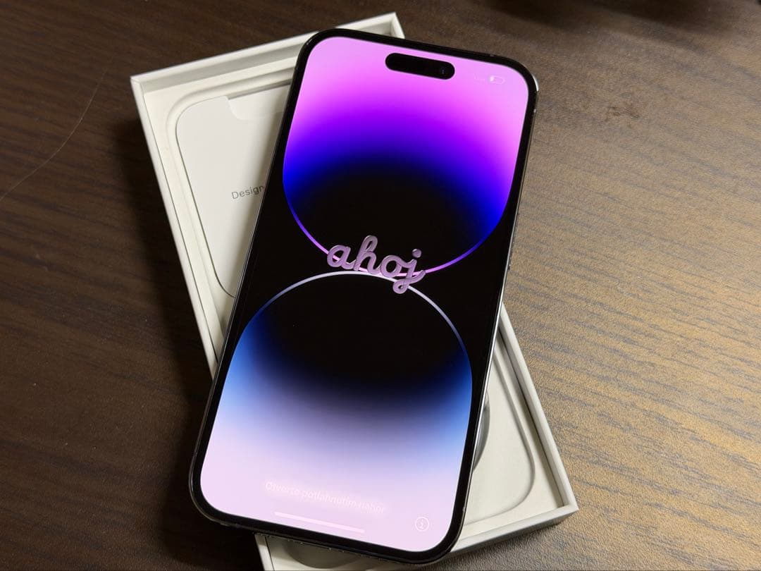 【外観極美品】iPhone 14 Pro 128GB ディープパープル