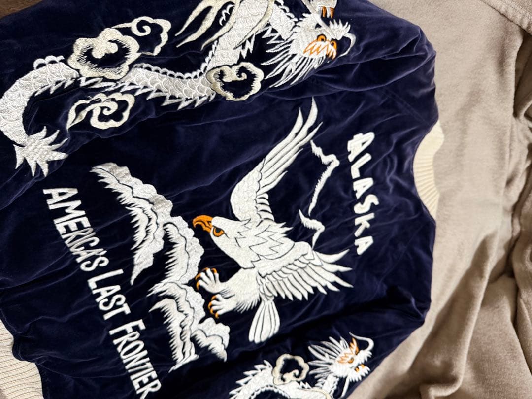 2面用 日本製 The Flat Head 別珍 スカジャン vintageの通販はau PAY