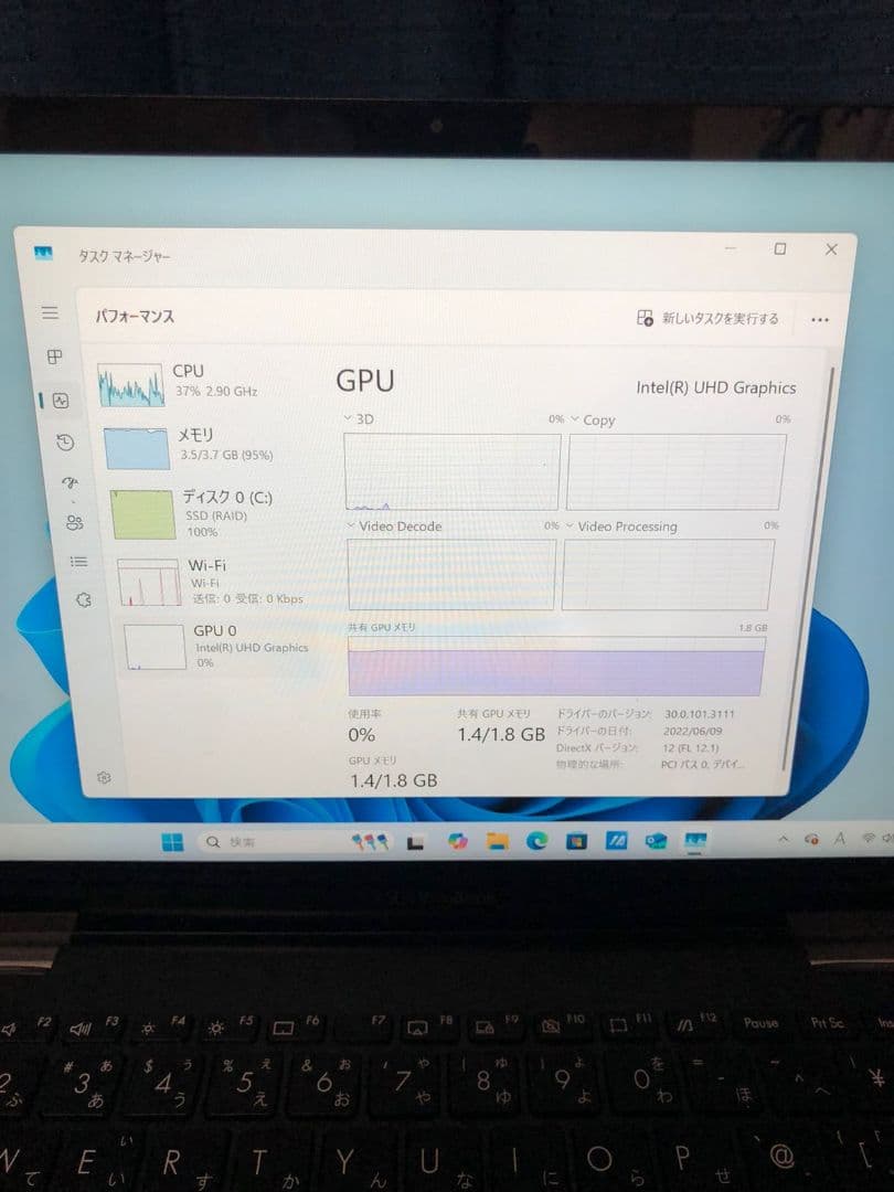 Windowsノート本体 ASUS VivoBook Flip 14 Core i3 - 1115G4