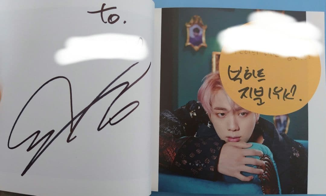 BTS JIN WINGS 直筆サインJIN BTS JIN 2nd Album WINGS Polaroid Official Photo Card Photocard | eBay