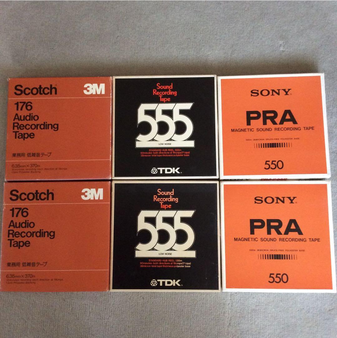 オープンリール7号テープ 3M TDK SONY 各2巻 計6巻 Yahoo!オークション -「オープンリールテープ7号」の落札相場・落札価格