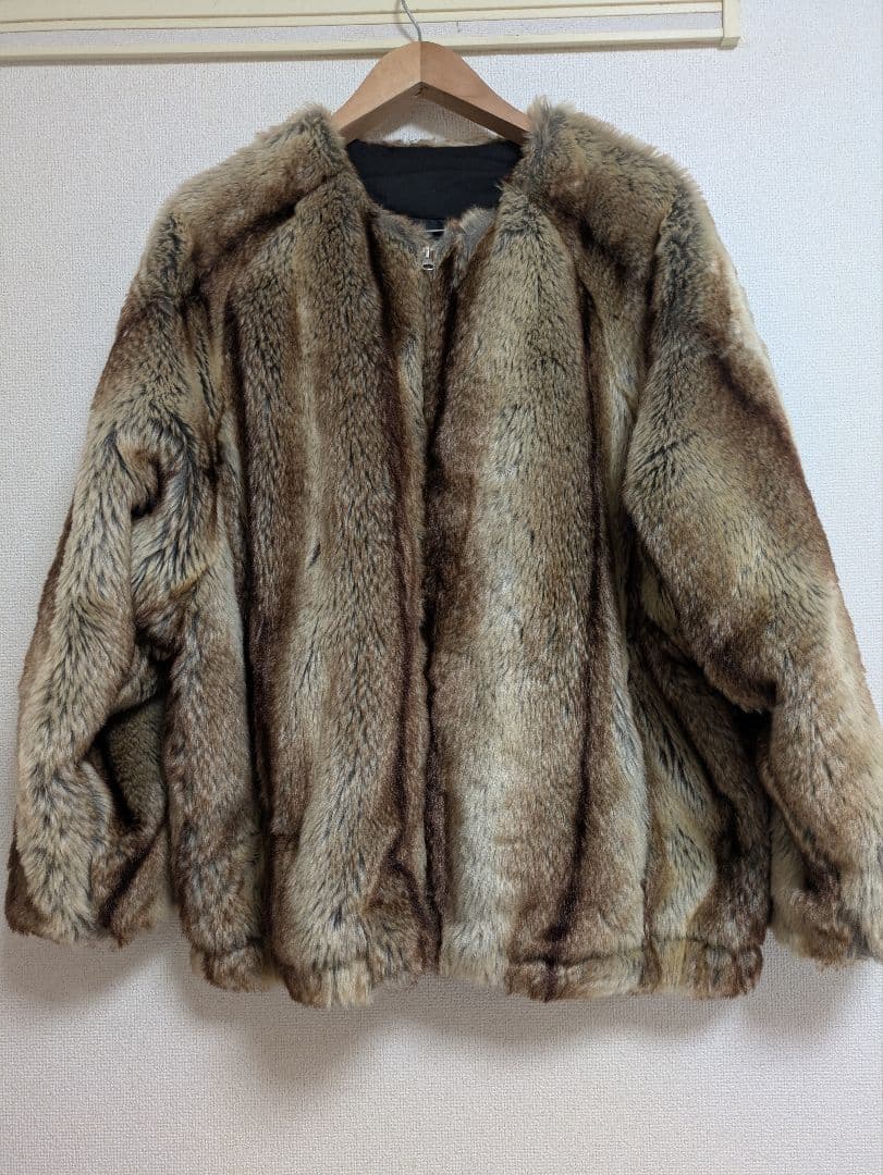 GLIM CLAP フェイクファージャケット - メルカリ