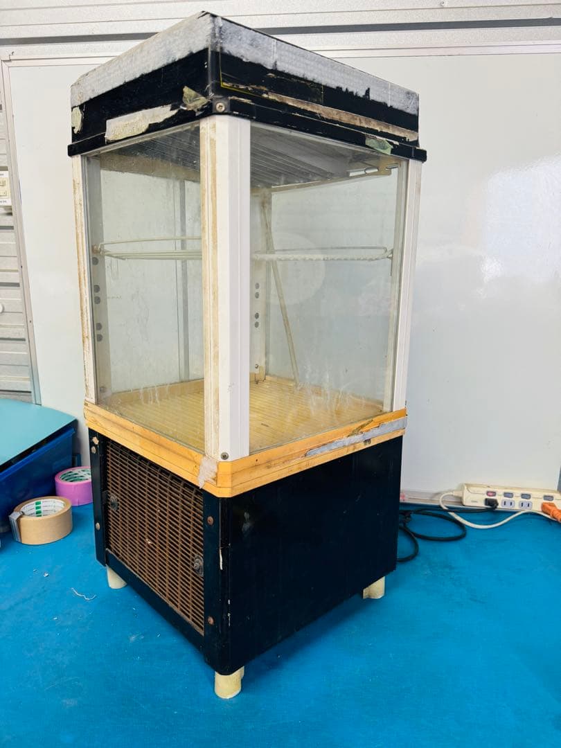 サンデン 冷蔵 ショーケース 冷蔵庫 動作品 ガラス扉 34L 家庭用 業務用