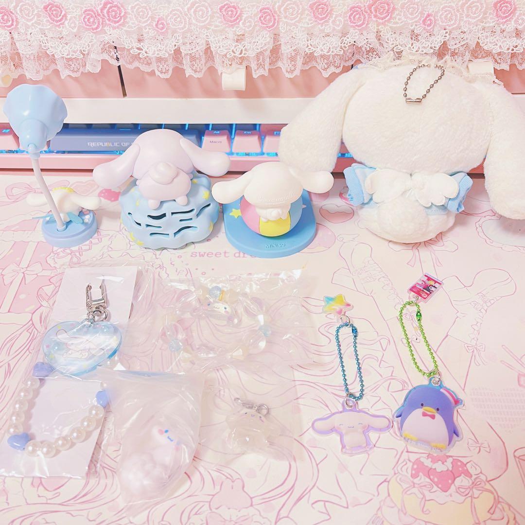 サンリオ シナモロール 水色デイズ マスコットスマホスタンド 芳香剤