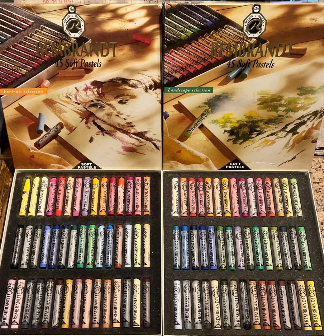 REMBRANDT 2個セット レンブラント 45ソフトパステル レンブラントソフトパステル 45色セット | 製品情報 | ターレンスジャパン