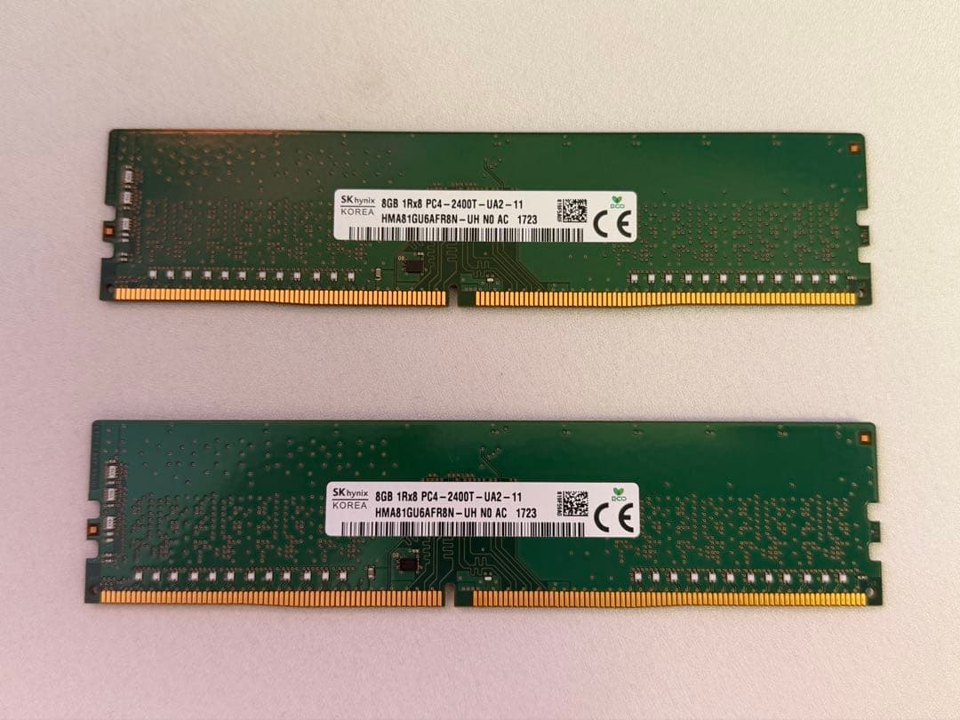 あ*き様 16GB (8GB×2枚) DDR4 2400MHz メモリ A-Tech 16GB (2x8GB) DDR4 2400MHz DIMM PC4-19200 UDIMM Non-ECC 2Rx8