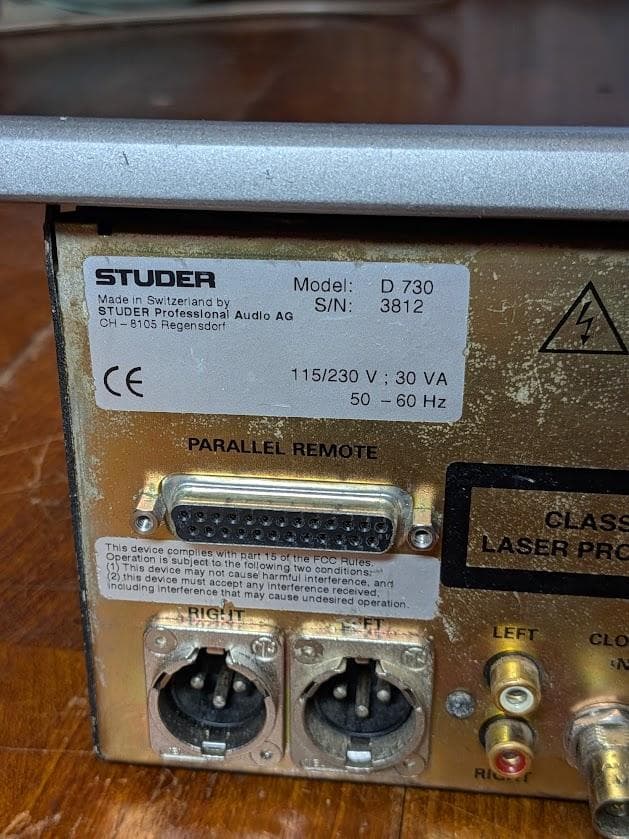 STUDER　D730 MKⅡ+CdsFADER　動作確認済