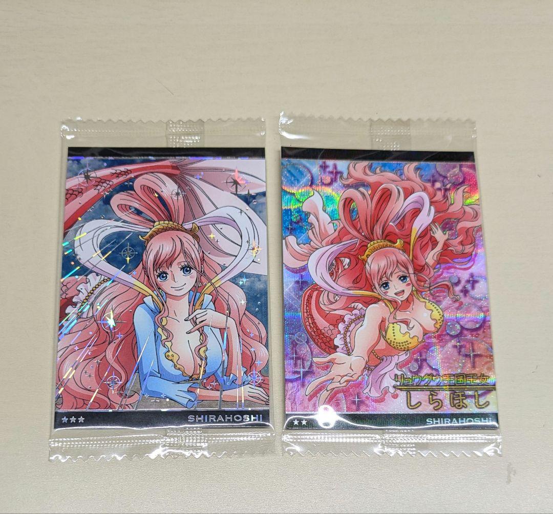 ONE PIECE ウエハースカード しらほし SR R まとめ売り - メルカリ