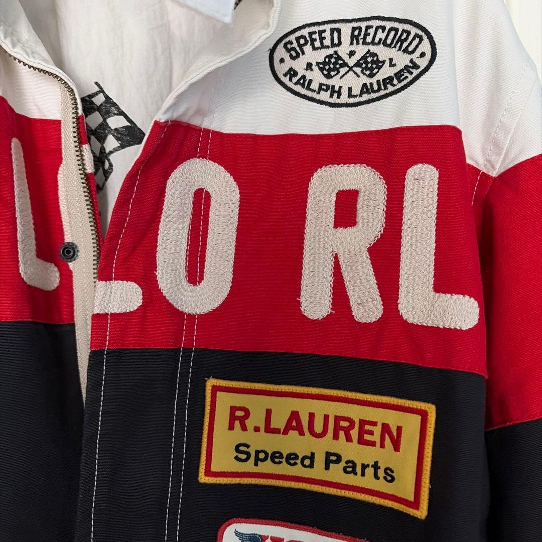 POLO RL レーシングジャケット 刺繍ワッペン多数 正規店購入 極美品