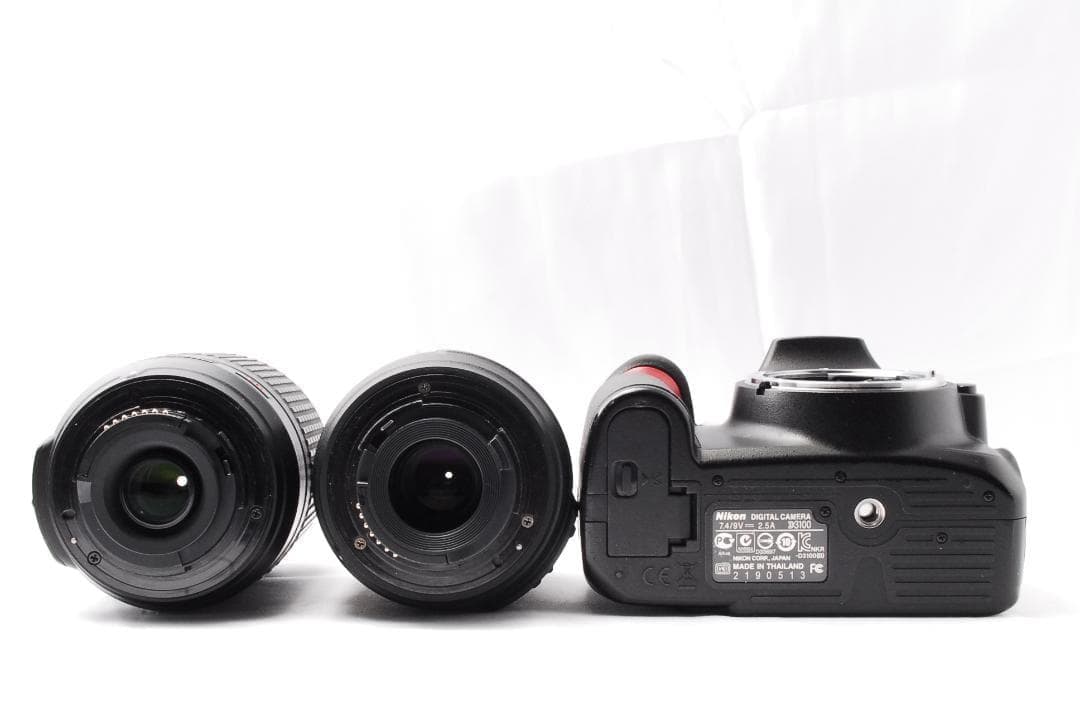 初心者おすすめ✨Nikon D3100⭐一眼レフカメラ⭐ダブルレンズ⭐スマホ転送