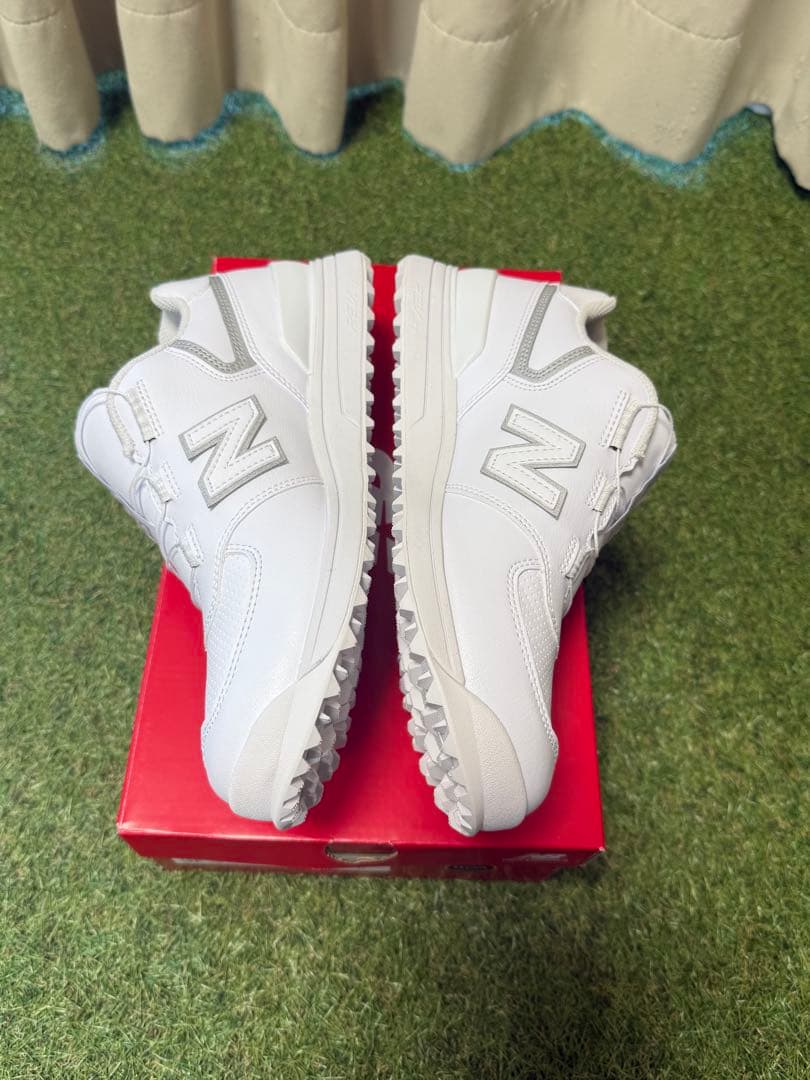 レディース ニューバランス574 ゴルフシューズ 24.5cm スニーカー 女性