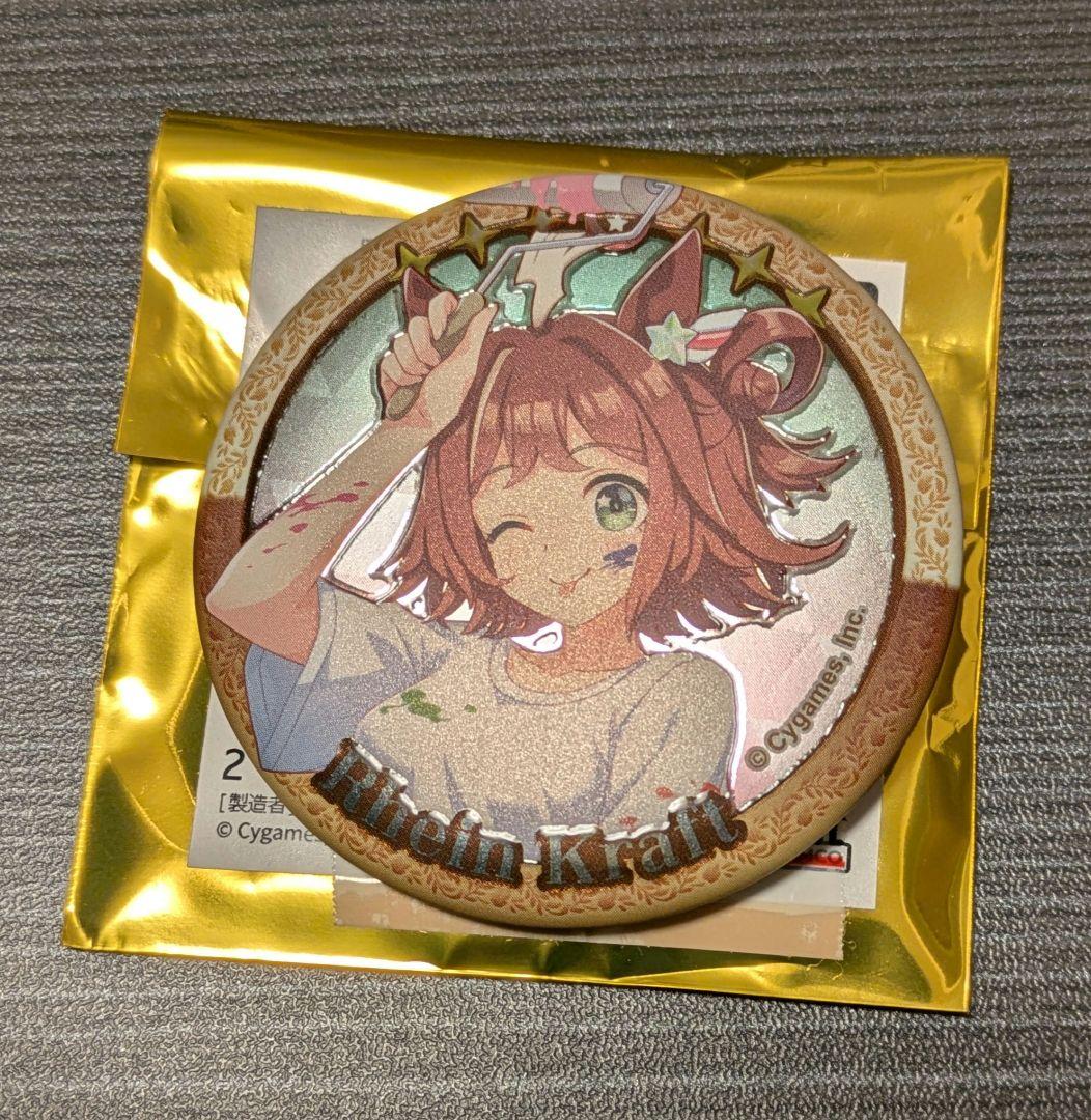 ウマ娘ラインクラフト ペインタースタイル缶バッジ＆特典カード - メルカリ