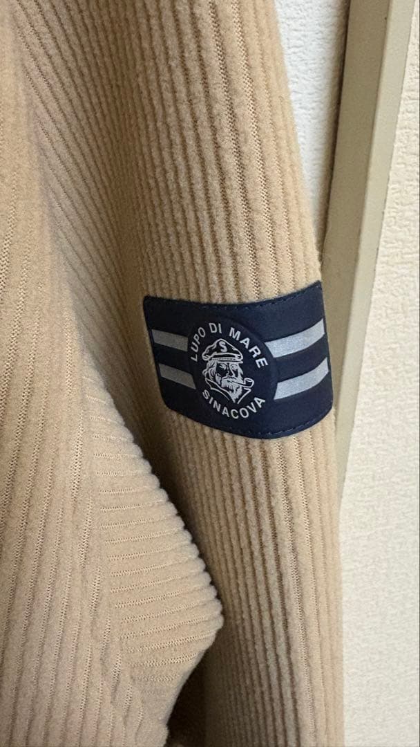 シナコバ 春に向けて ベージュ ジップアップジャケット 新品タグ付き