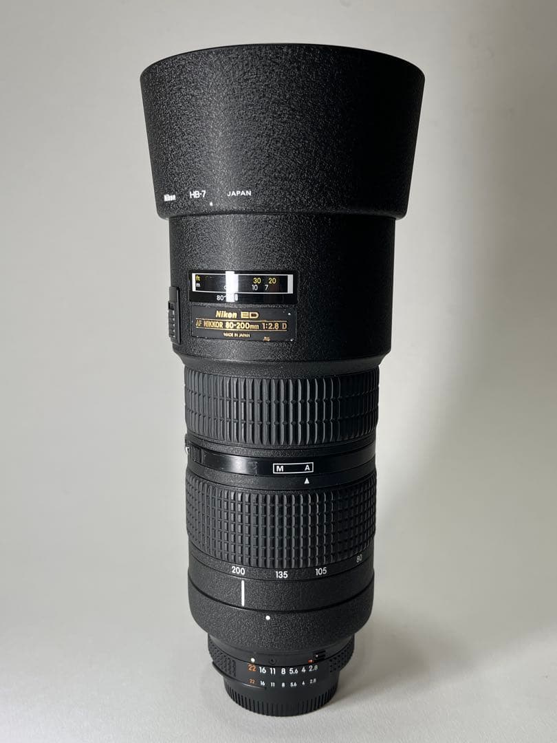 Nikon AF 80-200m F2.8D 望遠ズームレンズ ⚫︎【防湿庫管理】 僕の中では神レンズ。Ai AF Nikkor 80-200mm f2.8D New｜記憶カメラ