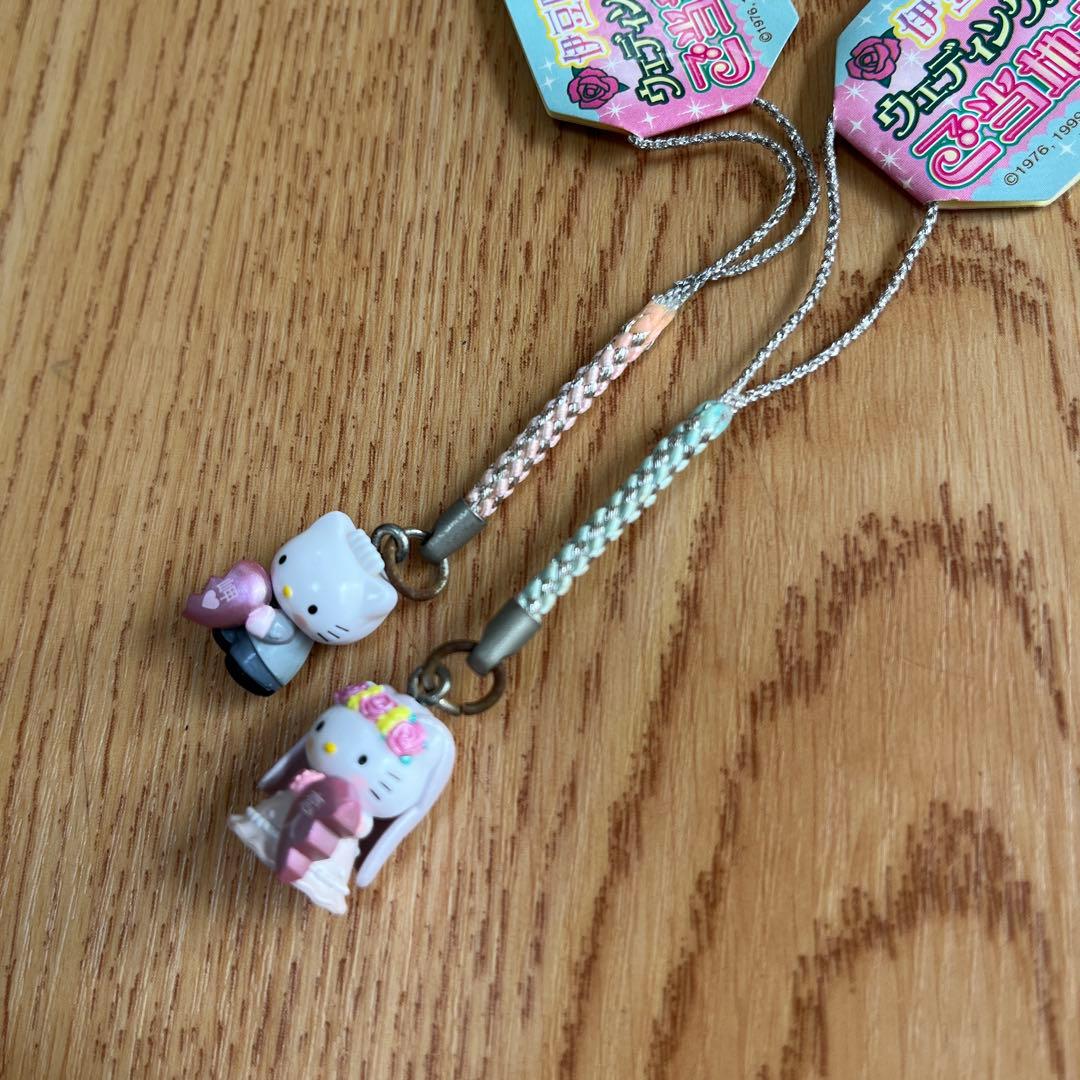 ご当地キティ 伊豆限定 ウェディングバージョン 恋人岬 ペアストラップ