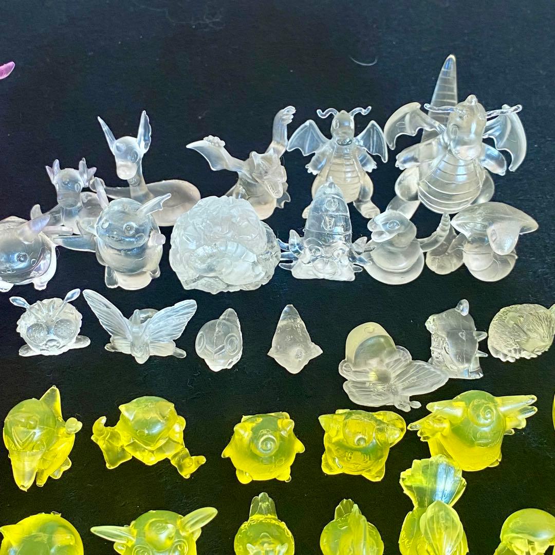 ポケモンボックス ミニフィギュア クリア 114体＋ボールセット - メルカリ