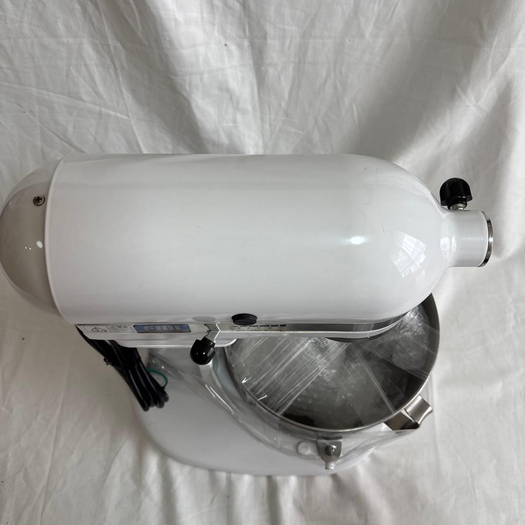 美品 KitchenAid スタンドミキサー ホワイト ＫＳＭ５