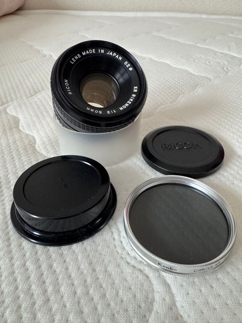 【RICOH】 XR RIKENON 50mm/1:2 ＆ PLフィルター