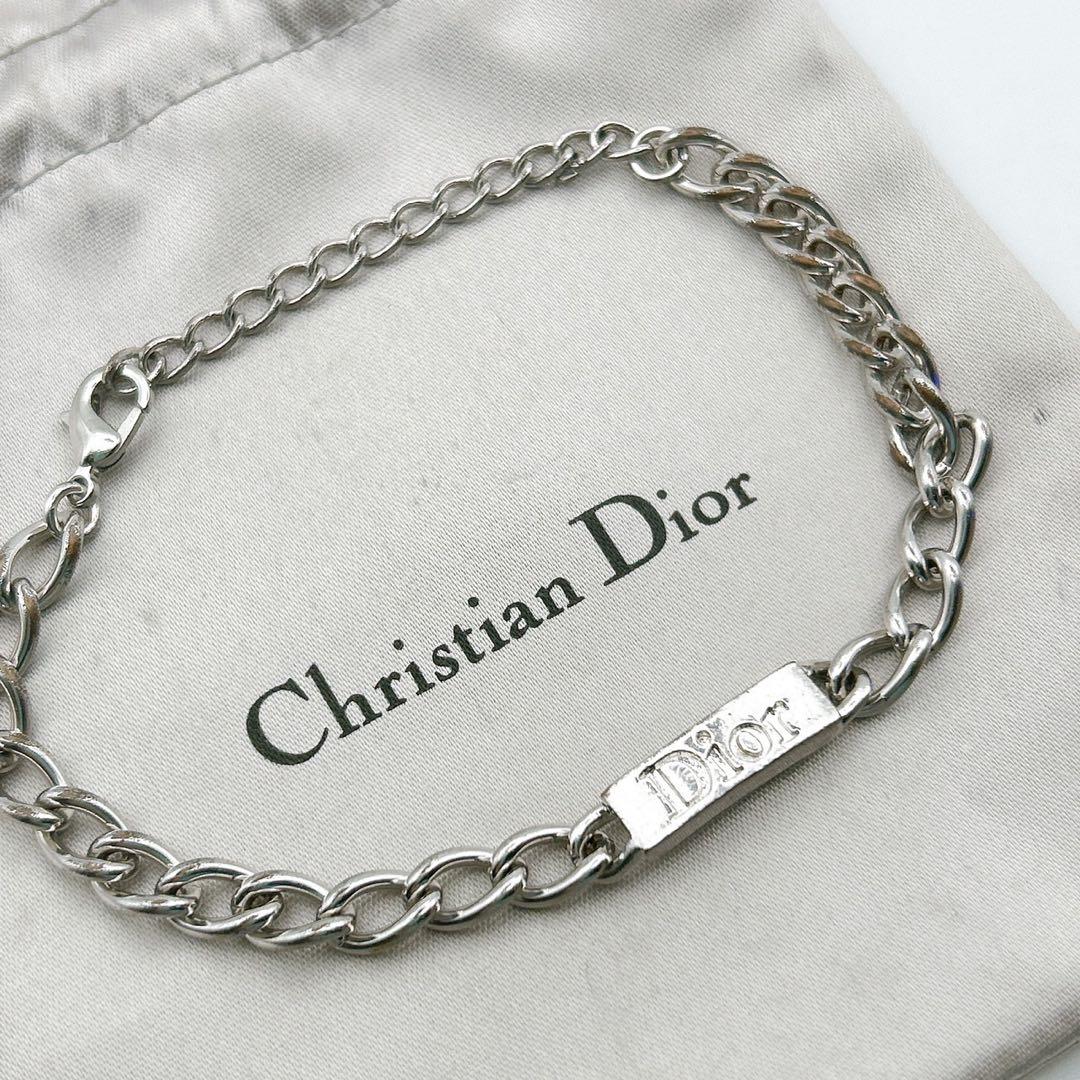 人気✨ Dior ブレスレット シルバー CD ロゴ 22cm 1915 - メルカリ