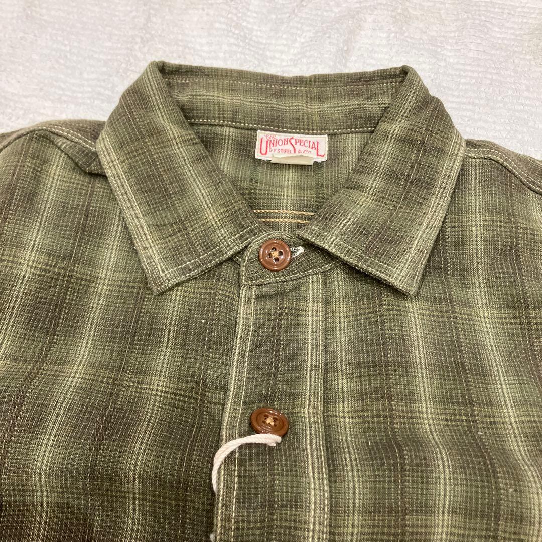 新品 ￼フリーホイーラーズ 長袖シャツ 16 グリーンチェックウエア