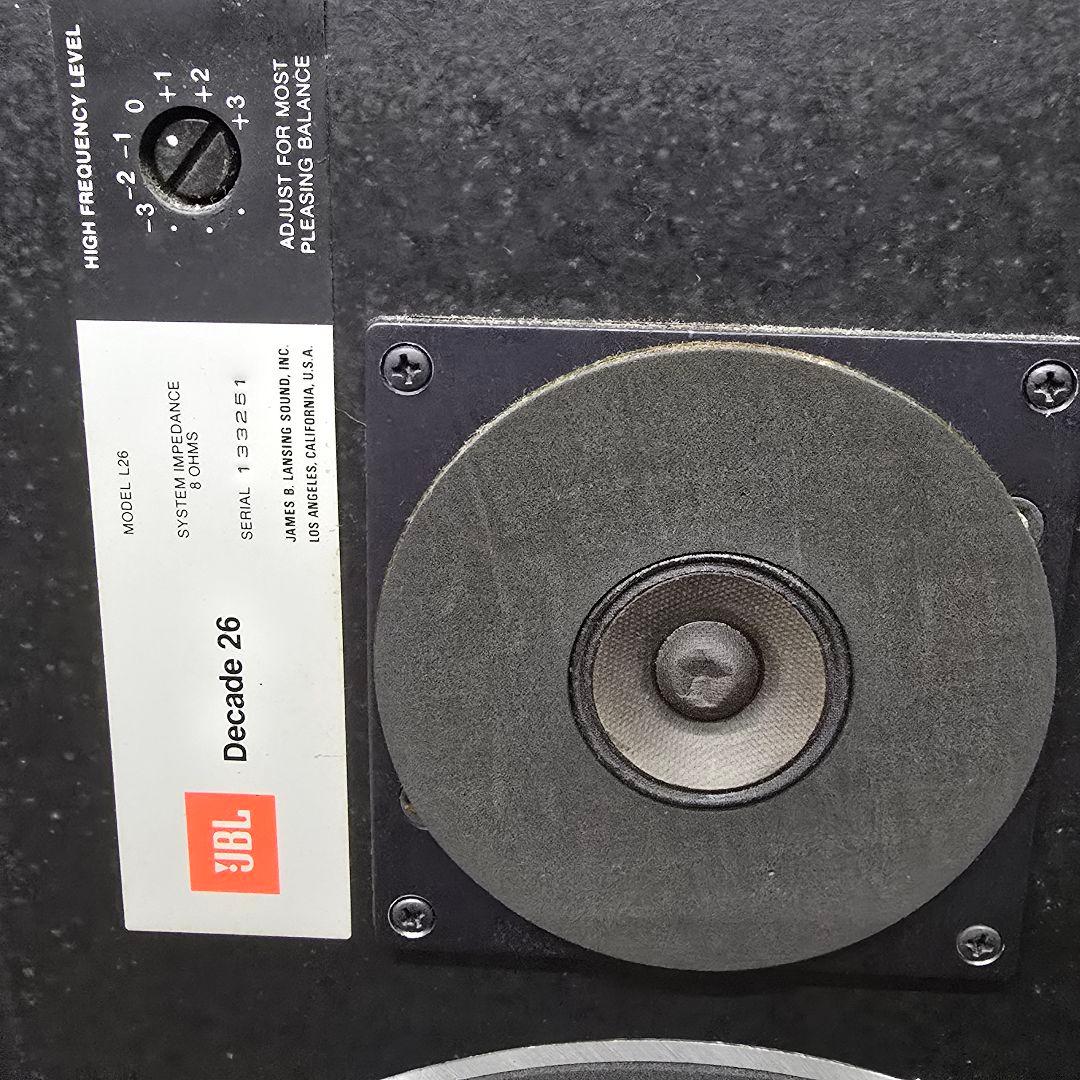 JBL Dekade 26 L26 エッジ破れ ペアスピーカー
