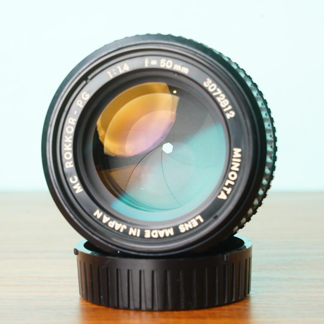 [美品] 完動品◎ミノルタSRT101 ブラック50mm f1.4 67/812