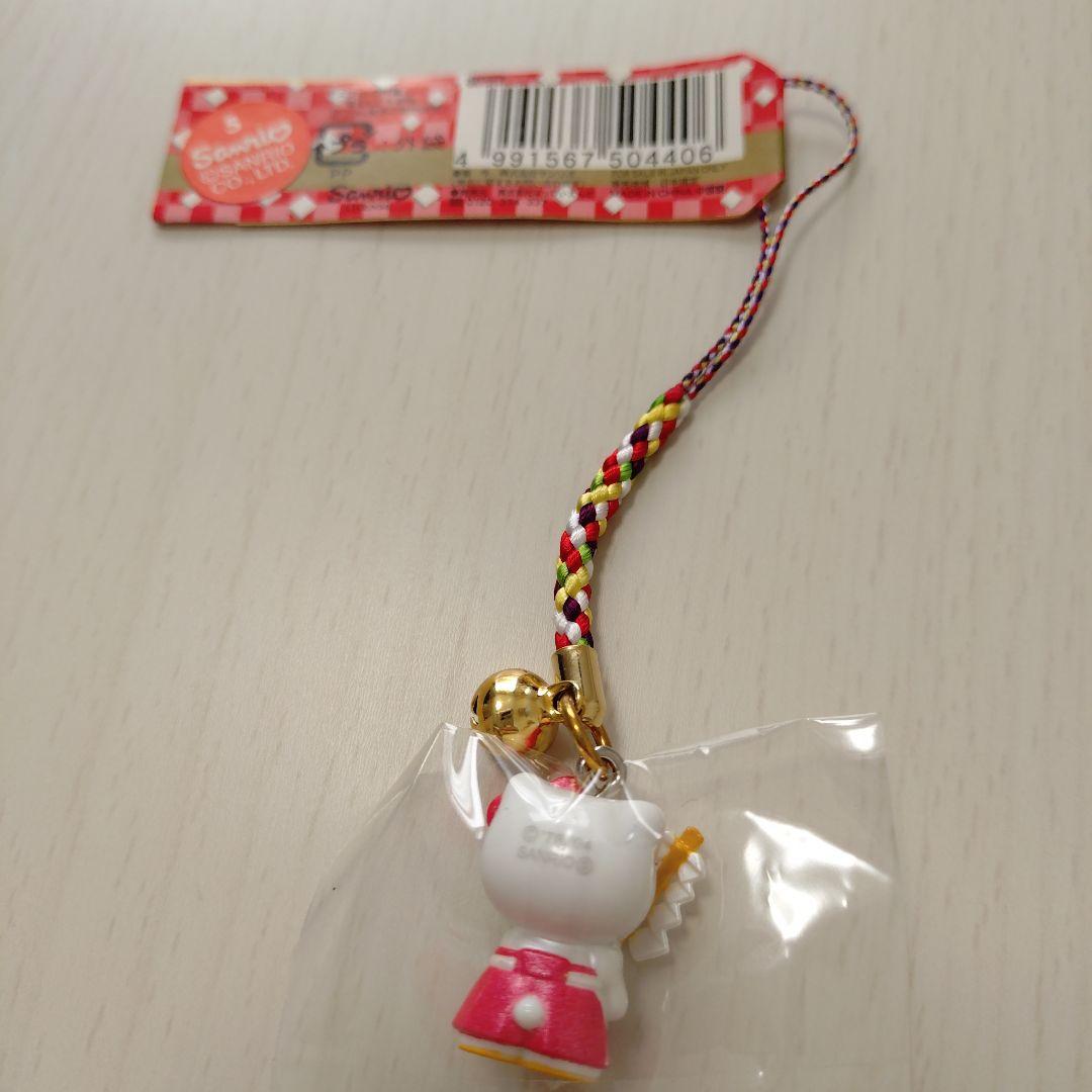 ご当地キティ 根付ストラップ 三重限定〜お伊勢さんバージョン