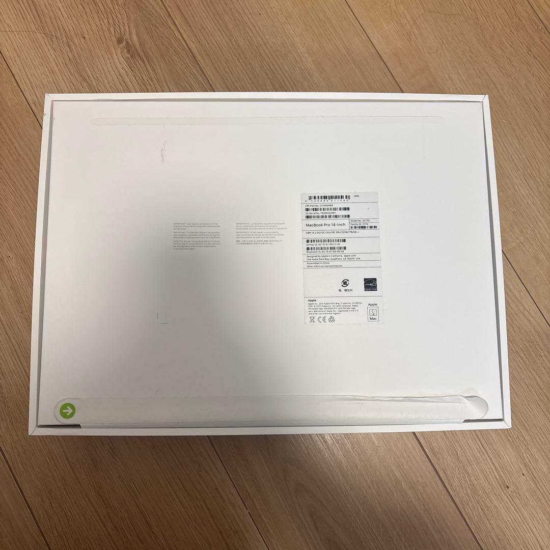 MacBook本体 Apple MacBook Pro 14-inch M2 Pro 32GB