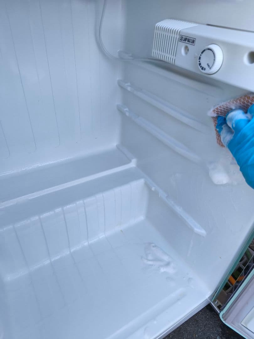 関東限 条件にて無料配送 ヨーロピアン レトロ冷蔵庫 DAEWOO 1ドア冷蔵庫