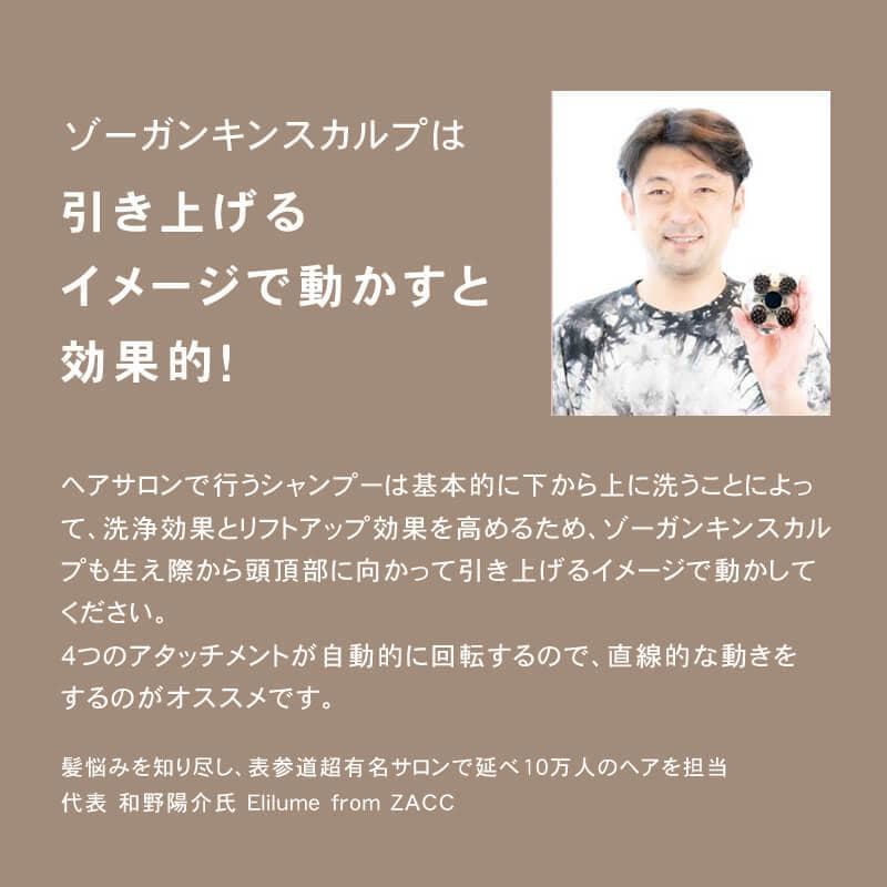 ゾーガンキンスカルプ EMS ヘッドスパ 180g スカルプブラシ 頭皮ブラシ