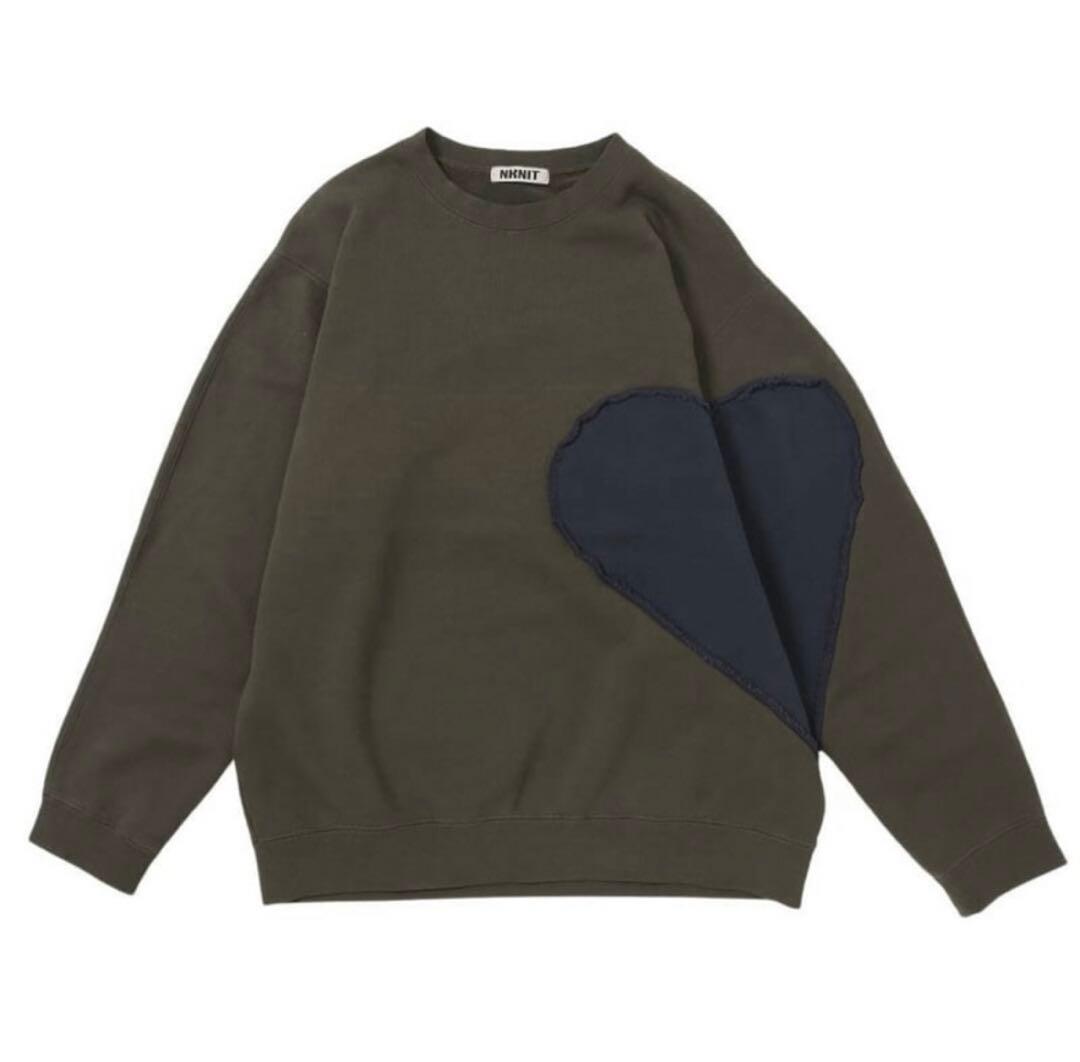 NKNIT ンニット ハート パターンプルオーバースウェット 新品未使用