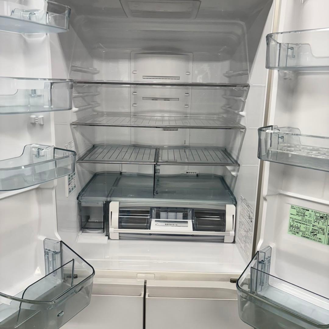 491 大型冷蔵庫　日立　国内メーカー　高年式　保証込み　製氷器付き　大容量