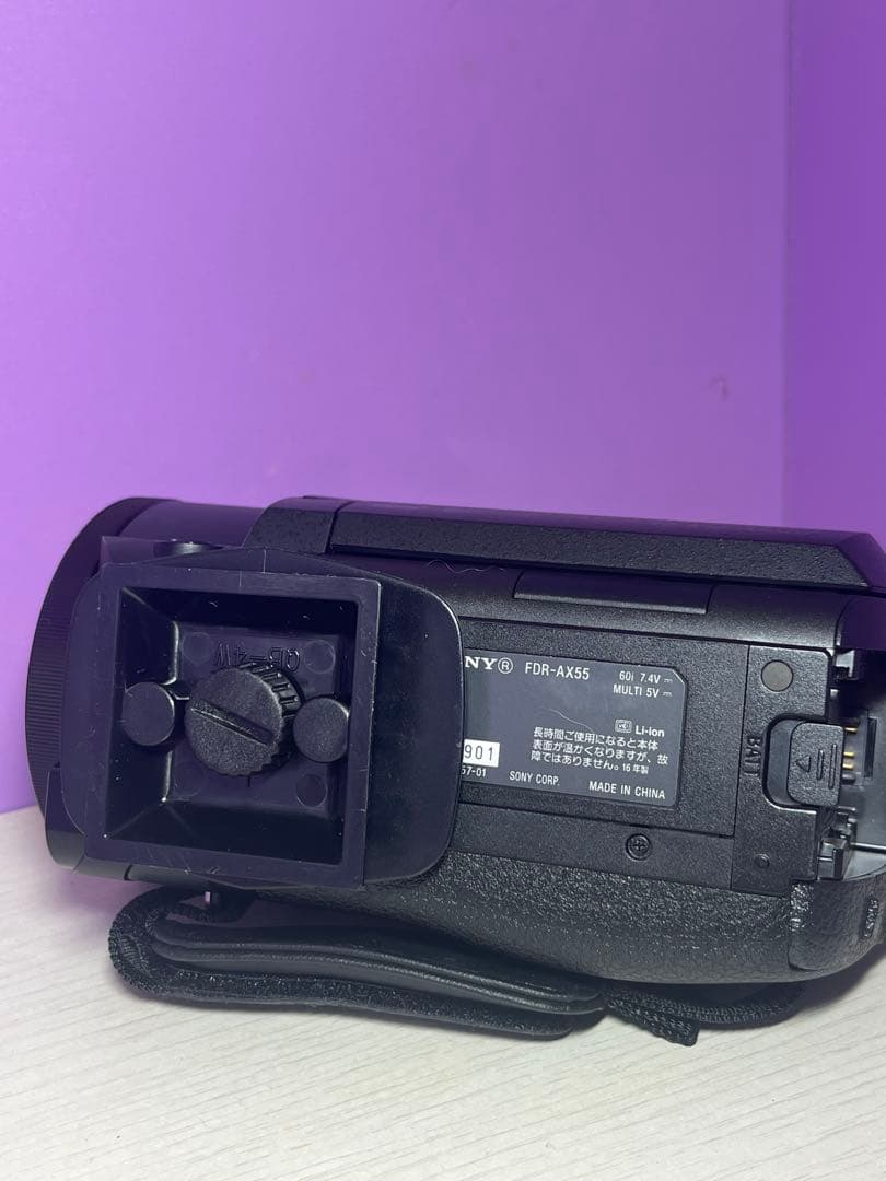 SONY 4K FDR-AX55 ビデオカメラ 本体•バッグ