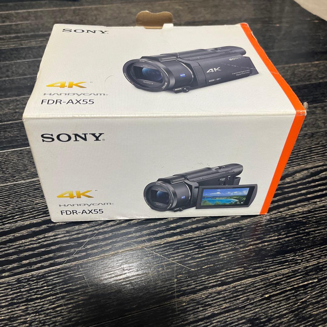 SONY 4K FDR-AX55 ビデオカメラ 本体•バッグ