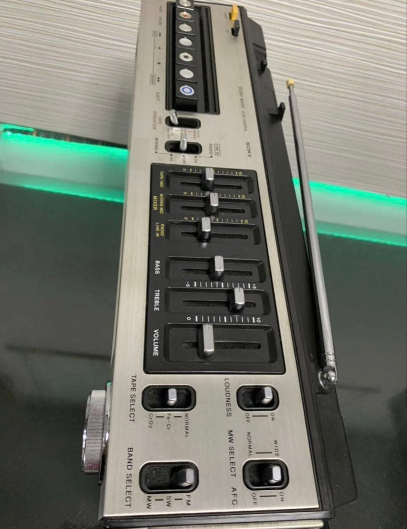 SONY ソニー CF-1990 ラジカセ FM/SW/MW 3バンド中古ラジオ