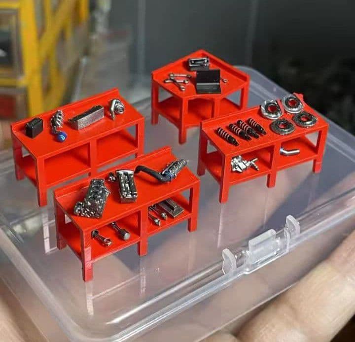 ⚠️ラスイチ⚠️■1/64【ガレージツールコンプリートBOXセット】《新品》