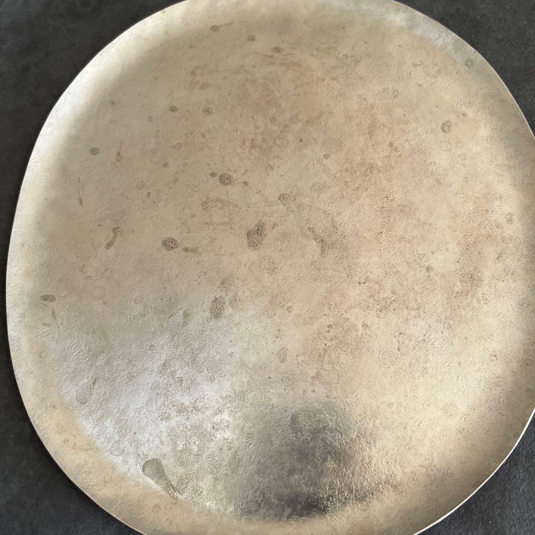 坂野友紀さん　洋白楕円皿