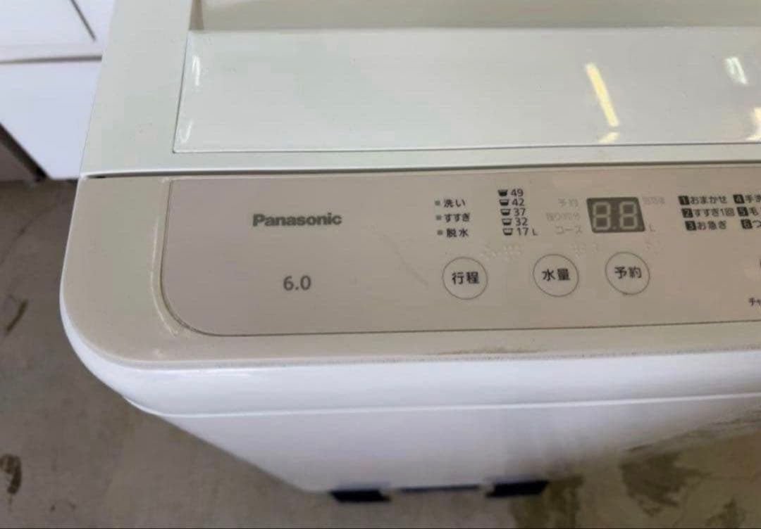 高年式】 2024年式 6kg Panasonic 洗濯機 NA-F6B3 - メルカリ