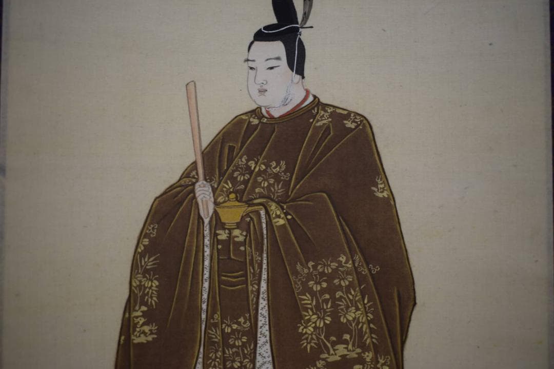 真作/鬼頭道恭/聖徳太子像図/人物図/杉共箱付/布袋屋掛軸HJ-698 真作/鬼頭道恭/聖徳太子像図/人物図/杉共箱付/布袋屋掛軸HJ-698 - メルカリ