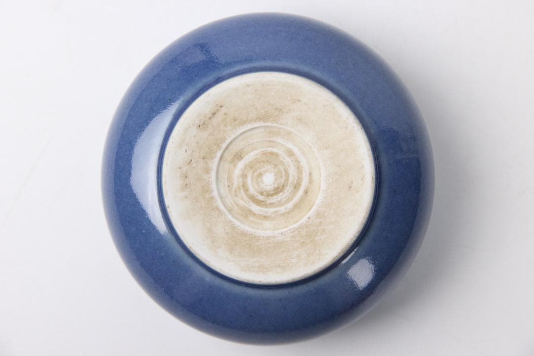 中国古美術 清時代蓝釉水盤 建水 文房具 EJ12M-5 - メルカリ