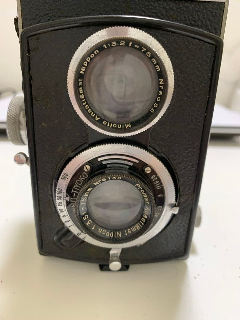 Minoltaflex 二眼レフカメラ 純正レザー ミノルタ クラシックカメラ