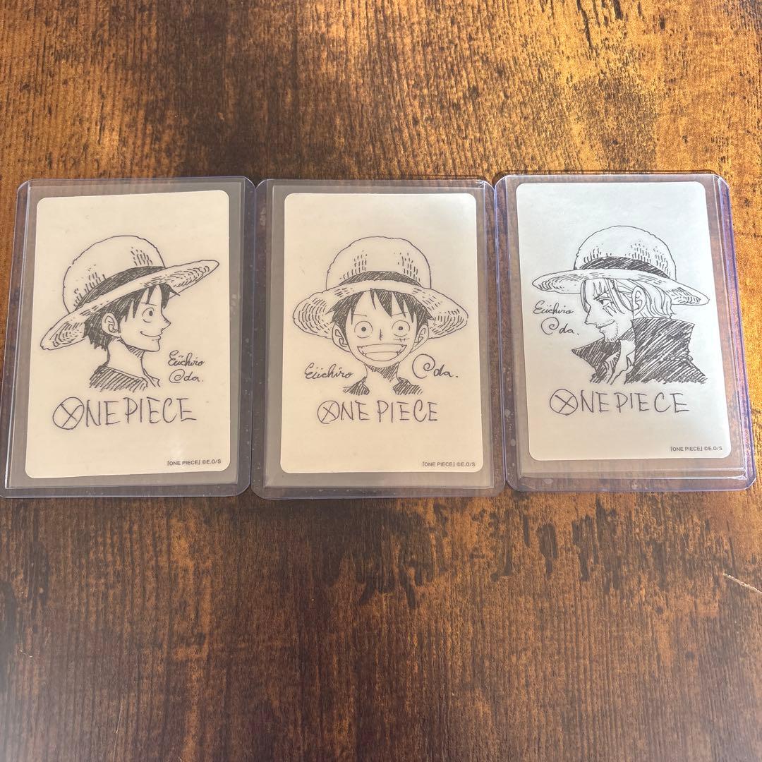 ワンピース ナツコミ 2022 ダブルステッカー サイン ルフィ - メルカリ