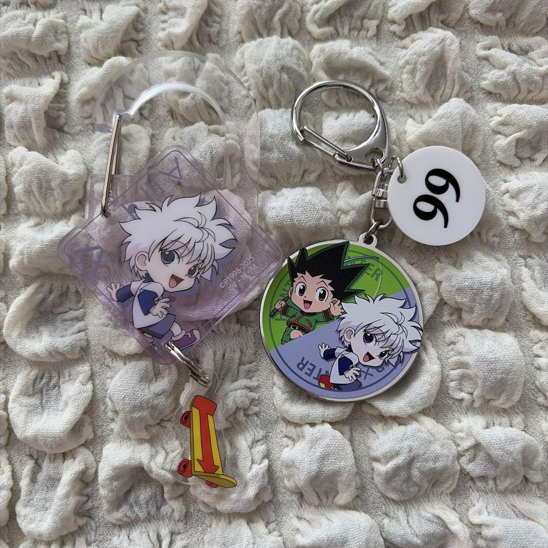 HUNTER×HUNTER しまむらコラボ ゴン＆キルア キーホルダー - メルカリ