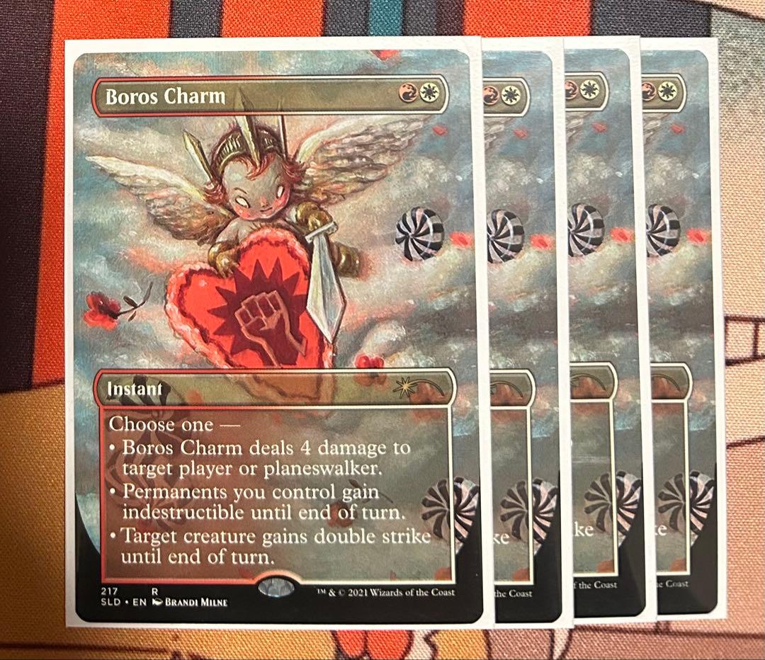 ボロスの魔除け　【英語版】　4枚セット 👁‍🗨🗿商品情報🎼🐾 「 ホロライブEnglish -Advent- 2周年記念グッズ