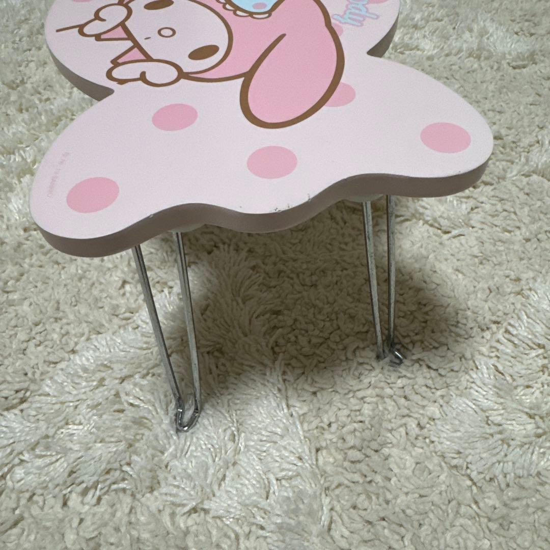 一輝様専用。マイメロ キャンディ型ミニテーブル 折りたたみ 木製