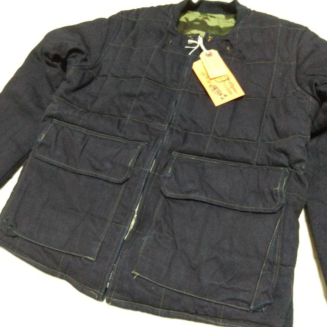 新品ミスターフリーダム ミッドナイトデニム×カモフラ キルト